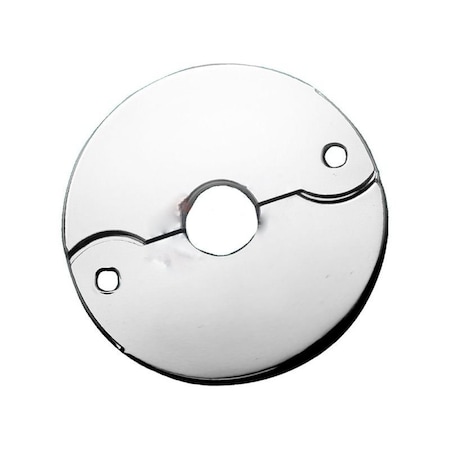 Round Chrome Flange In Stainless Steel With Modern Style